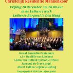 Kerstconcert Christelijk Residentie Mannenkoor